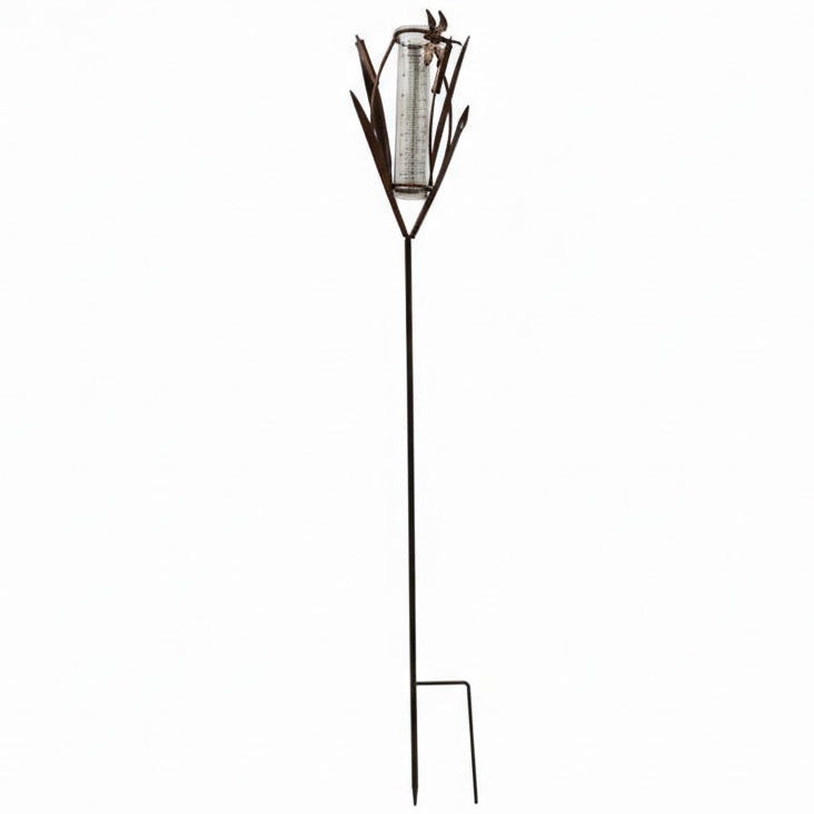 Cattail Rain Gauge, 35.5"-Seasonal Decor-Simple and Grand-Simple and Grand