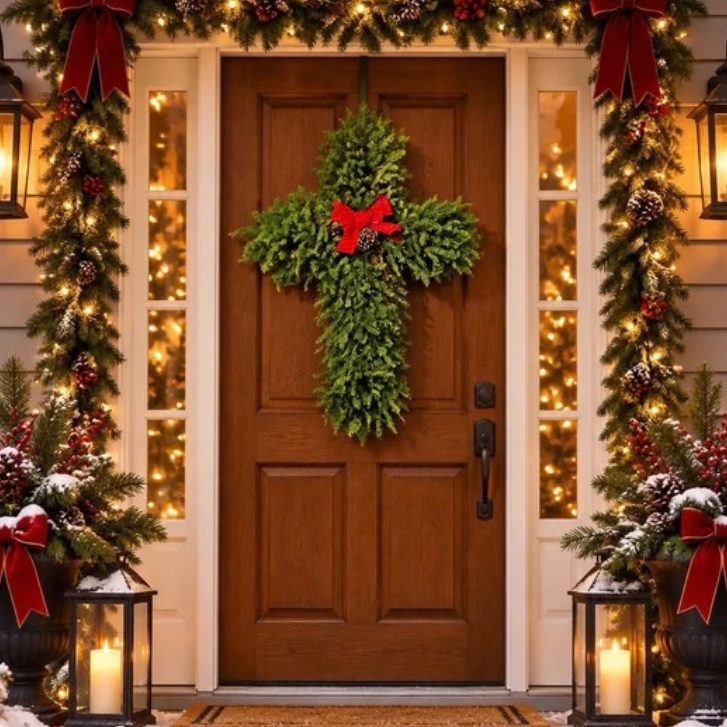 Cross Wreath, 36"