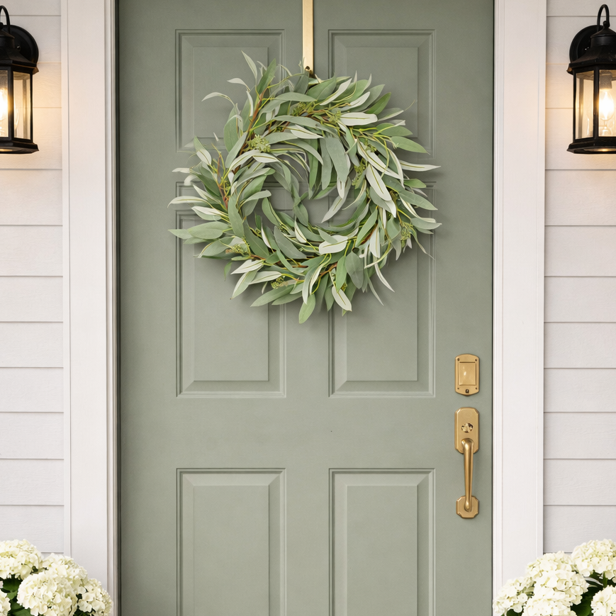 Seeding Sage Eucalyptus Wreath, 24"