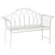 Garden Bench, 51.5"-Seasonal Decor-Simple and Grand-Black-Simple and Grand