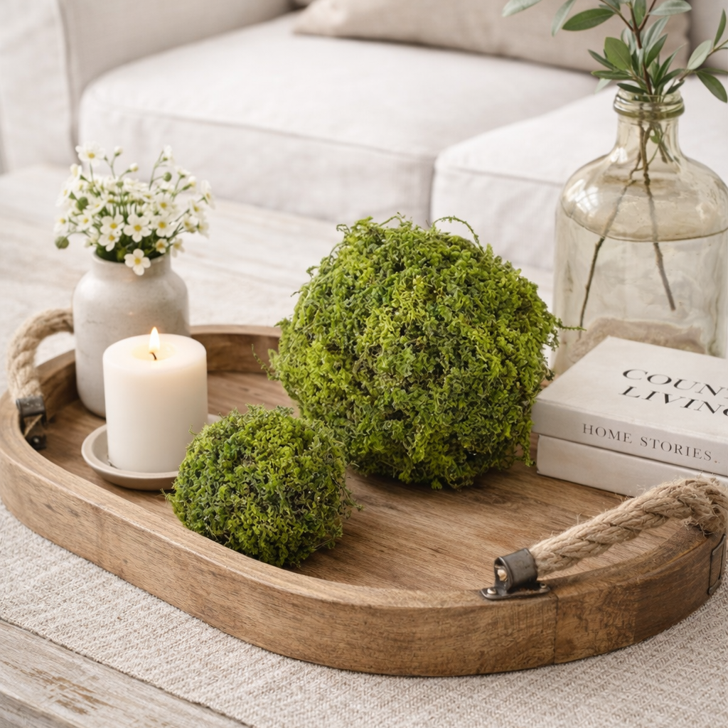 Moss Balls, set of 2-Seasonal Decor-Simple and Grand-Simple and Grand