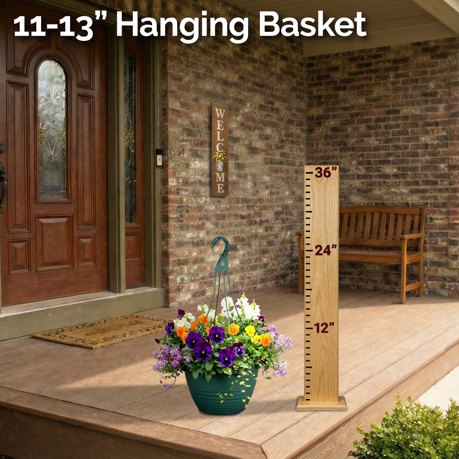 Planter Delivery Subscription-Simple and Grand-SELECT (11"-12") - Budget Friendly-Square-Full Sun-Simple and Grand