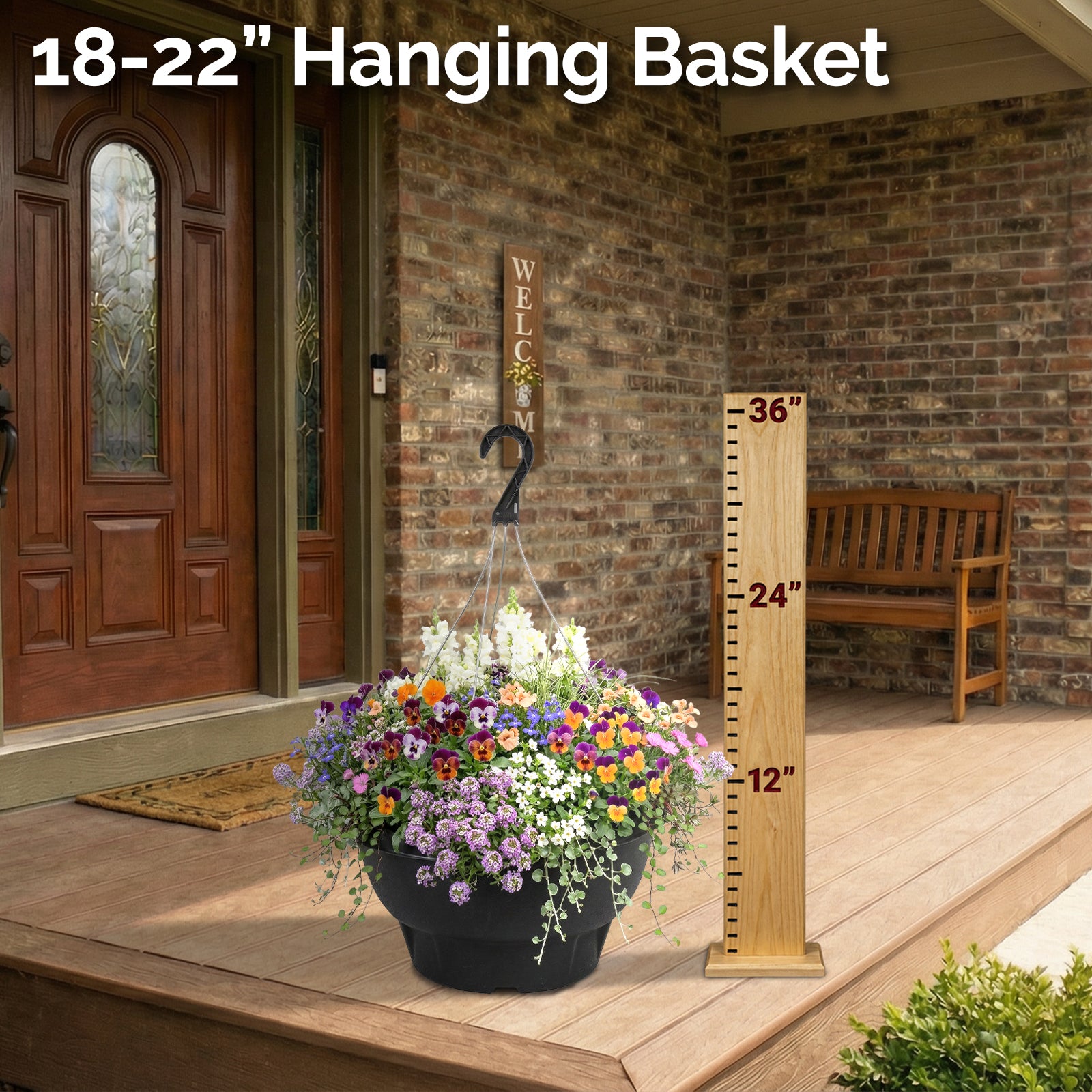 Planter Delivery Subscription-Simple and Grand-SELECT (11"-12") - Budget Friendly-Square-Full Sun-Simple and Grand
