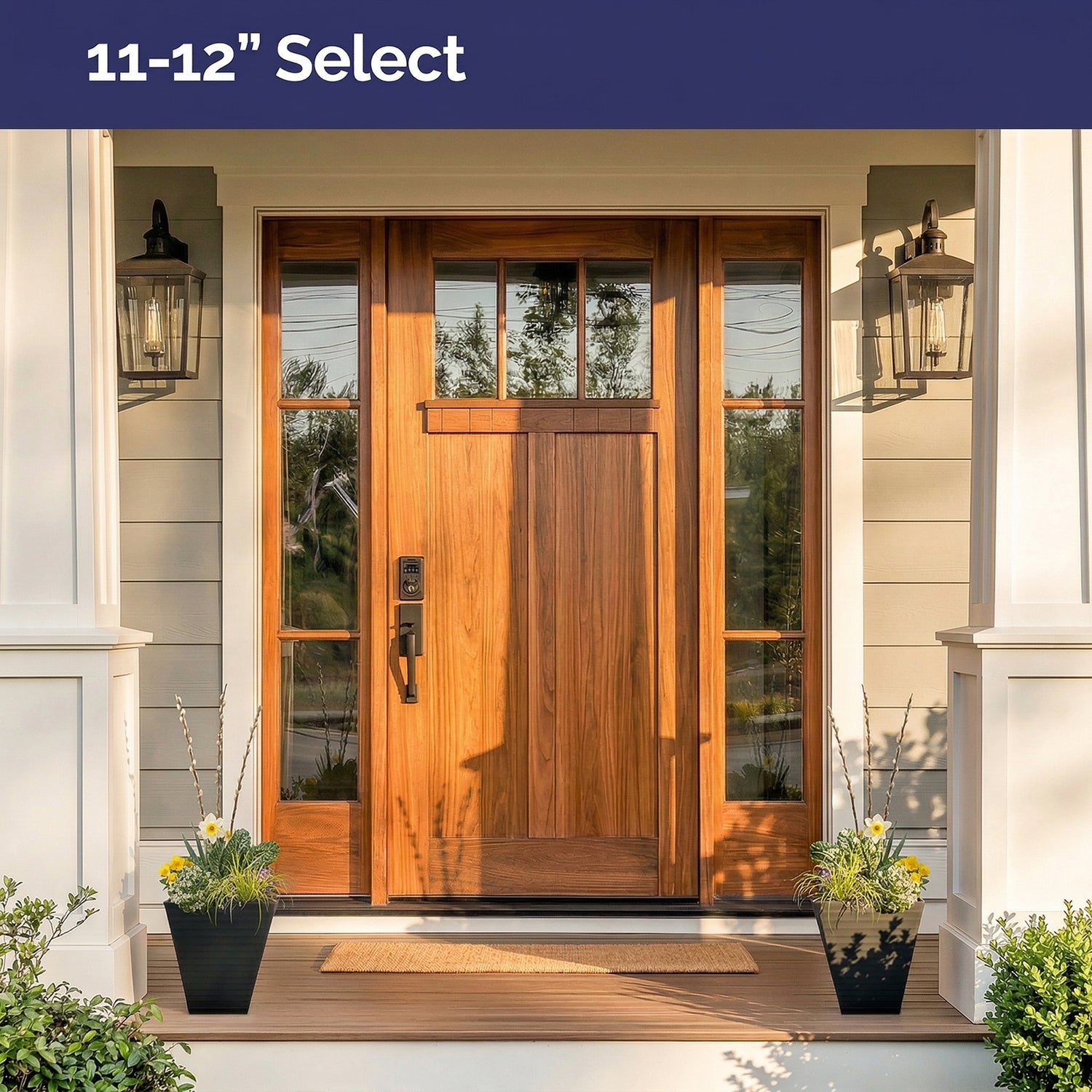 Planter Delivery Subscription-Simple and Grand-SELECT (11"-12") - Budget Friendly-Square-Full Sun-Simple and Grand