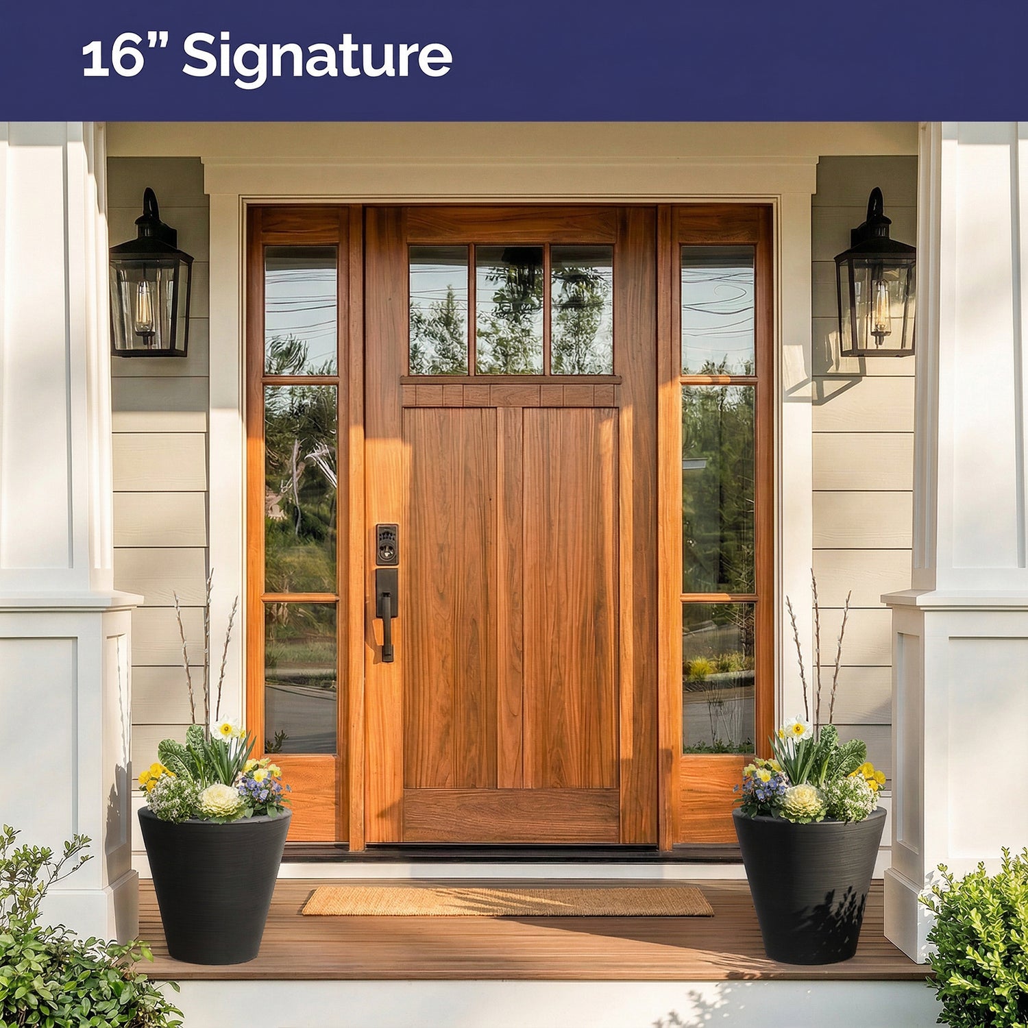 Planter Delivery Subscription-Simple and Grand-SELECT (11"-12") - Budget Friendly-Square-Full Sun-Simple and Grand