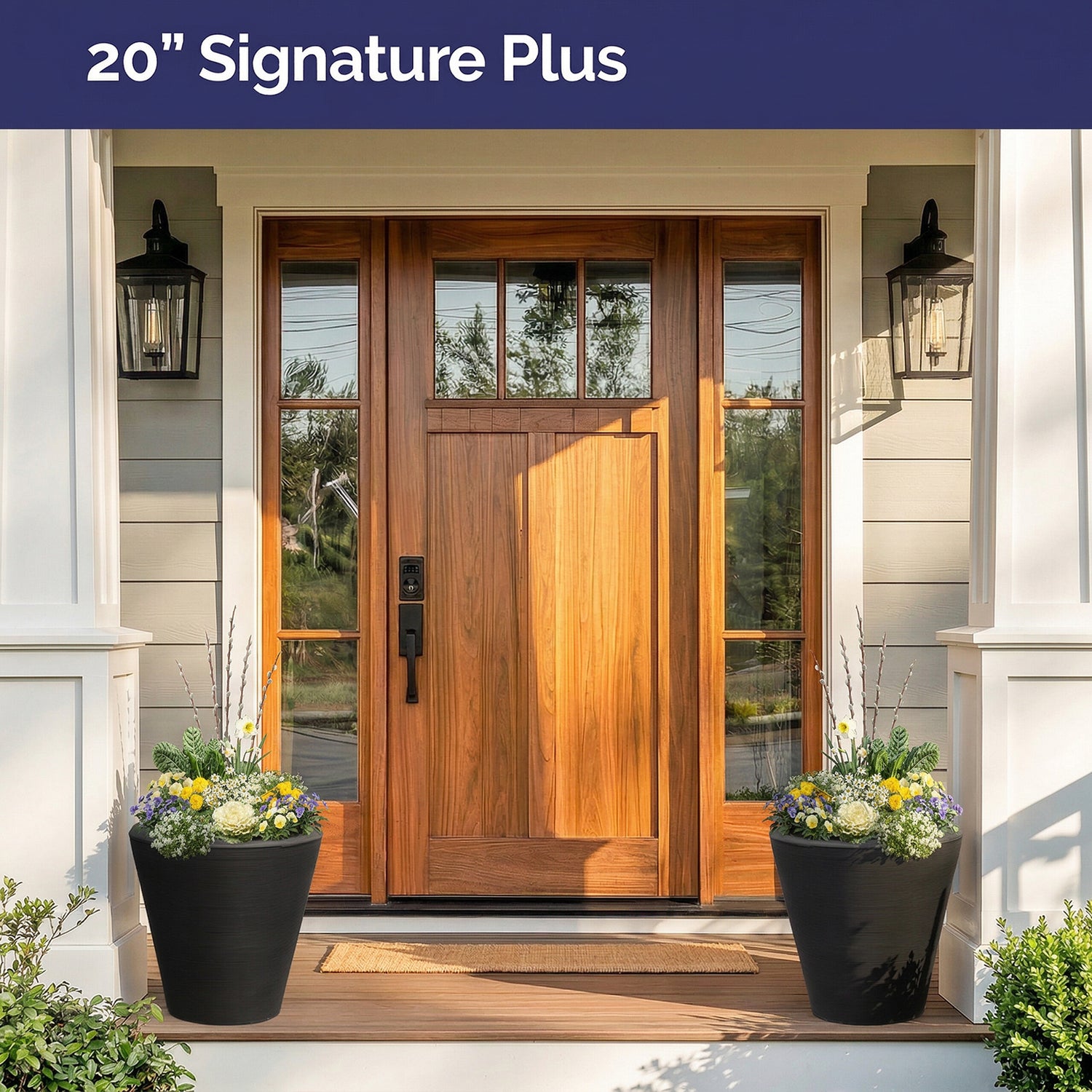 Planter Delivery Subscription-Simple and Grand-SELECT (11"-12") - Budget Friendly-Square-Full Sun-Simple and Grand