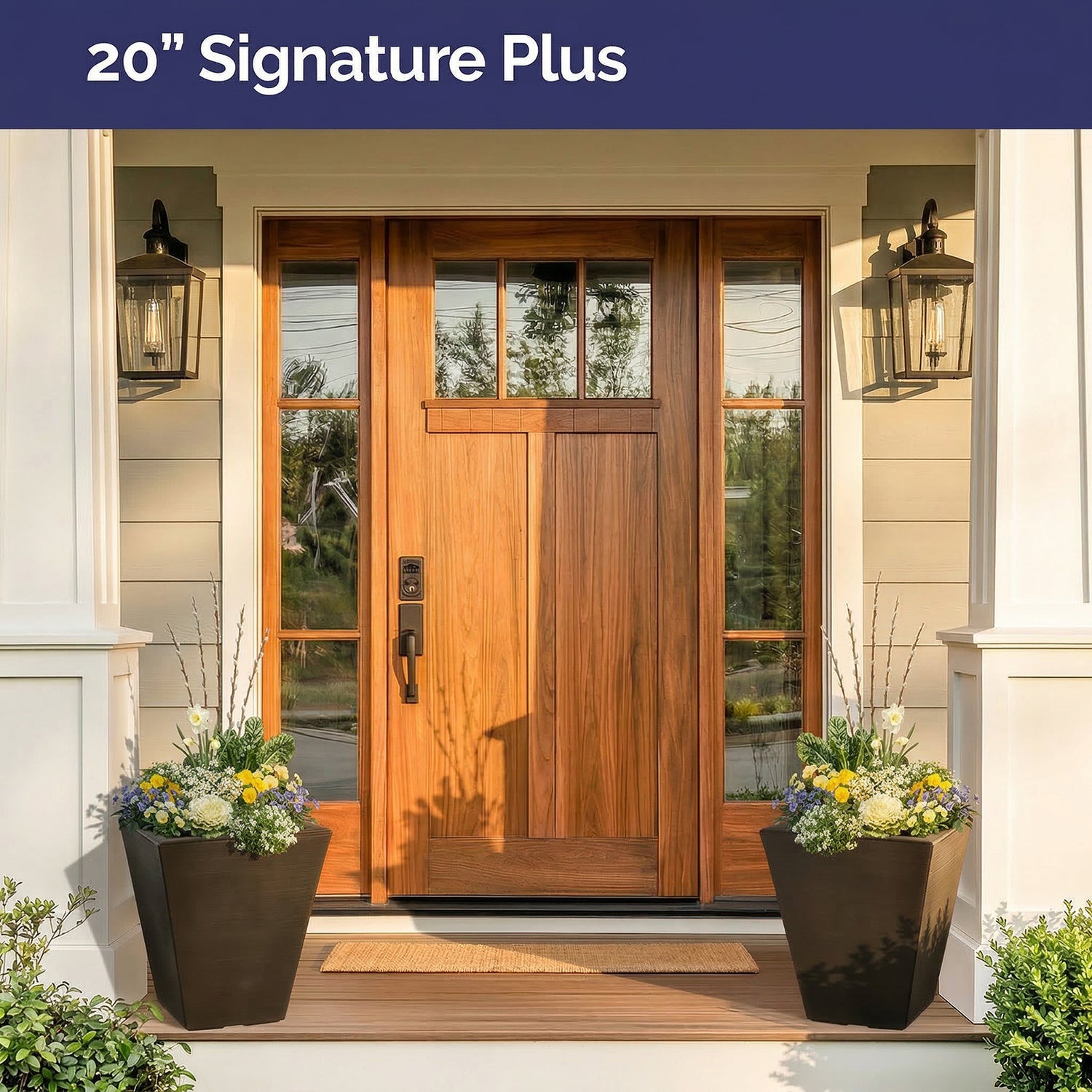 Planter Delivery Subscription-Simple and Grand-SELECT (11"-12") - Budget Friendly-Square-Full Sun-Simple and Grand