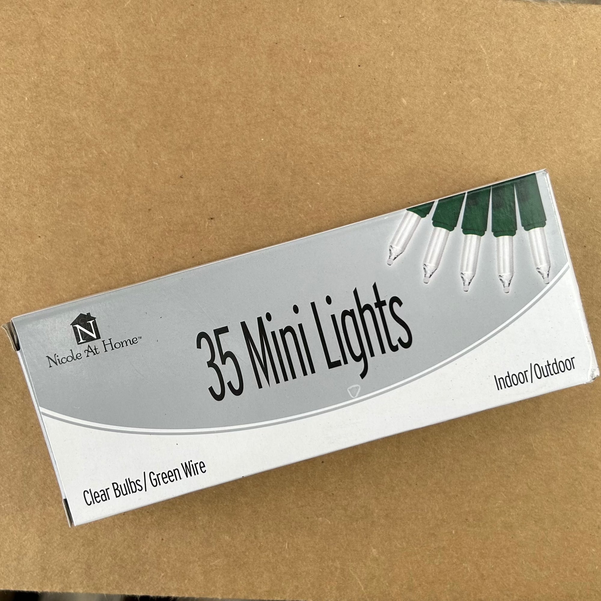 String of Mini Lights, white, 35 count-Simple and Grand-Simple and Grand