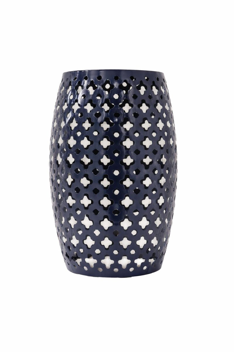 Blue Metal Plant Stand, 18"-Seasonal Decor-Simple and Grand-Simple and Grand