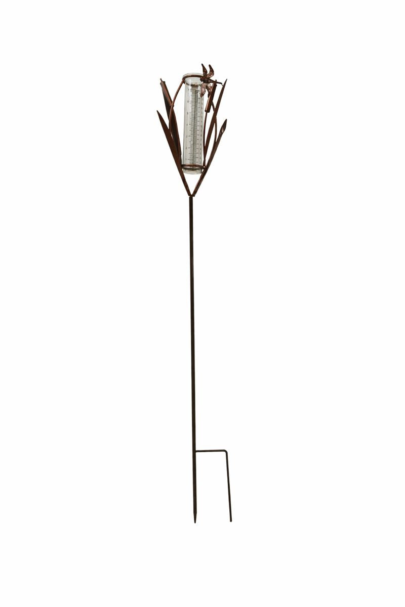 Cattail Rain Gauge, 35.5"-Seasonal Decor-Simple and Grand-Simple and Grand