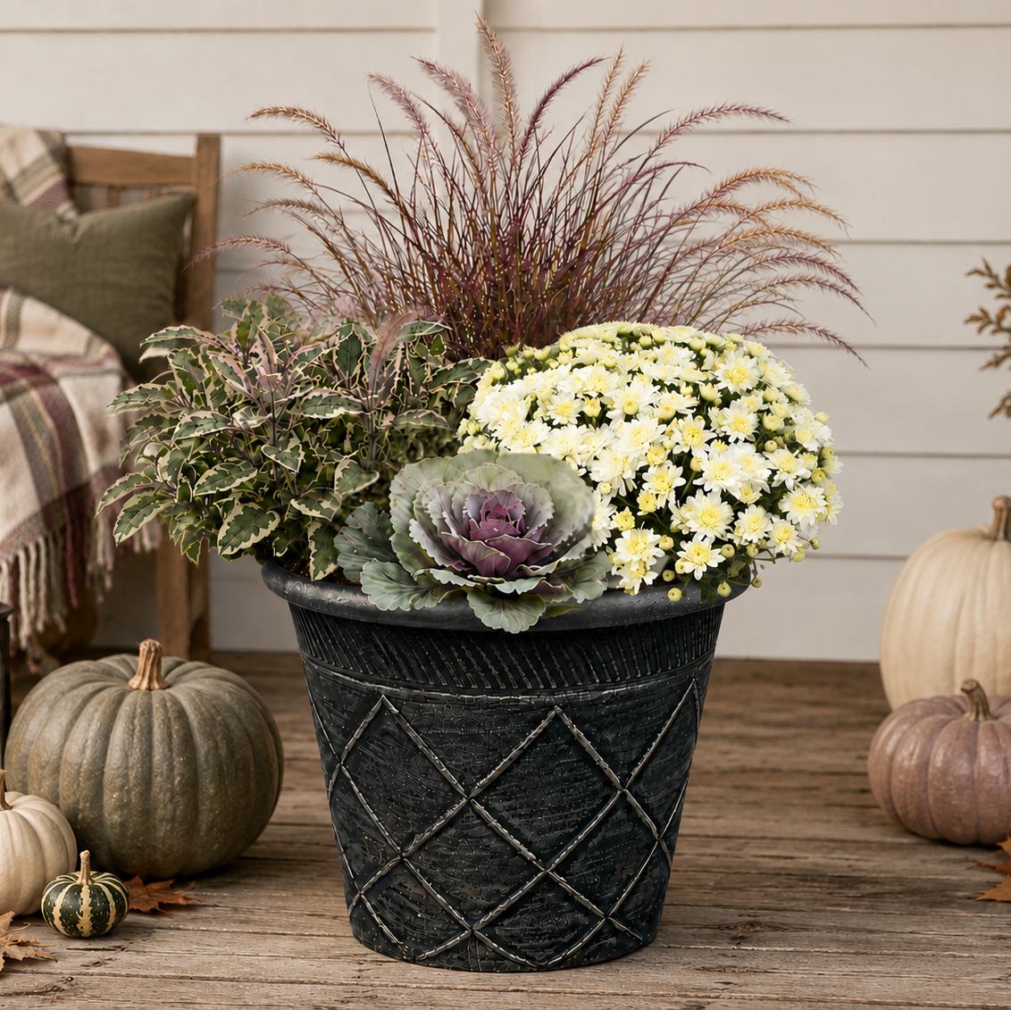 Fall Accent Planter 12"
