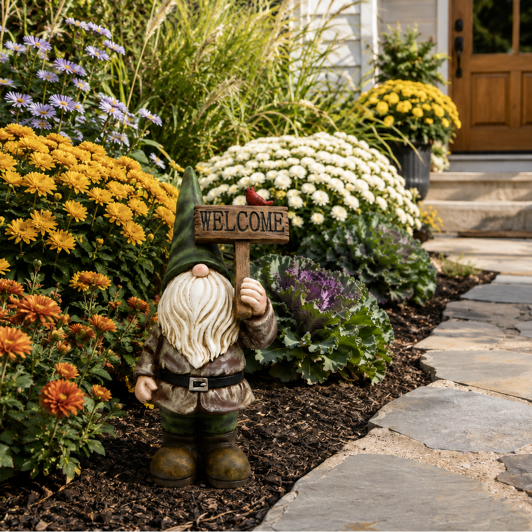 Potwacher the Welcome Gnome, 17.5"
