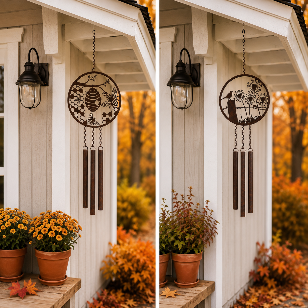 Metal Wind Chime, 33"