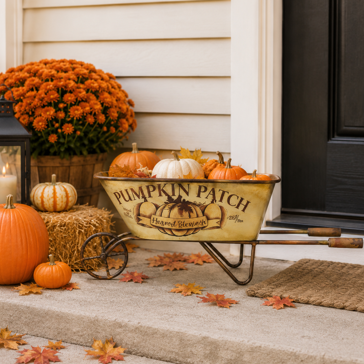 Pumpkin Patch Wheelbarrow, 28"
