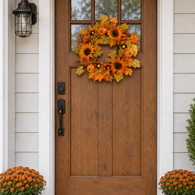 Autumn Harvest Wreath , 22"