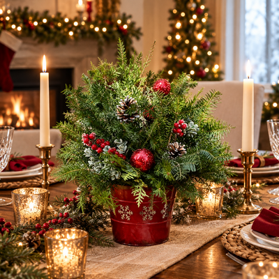Snowflake Centerpiece, 7.5"