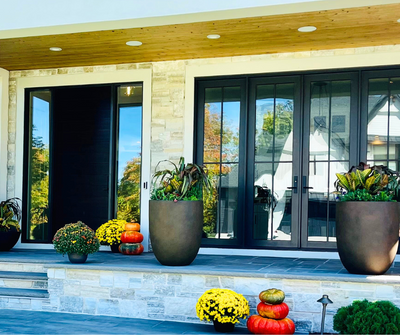 Planter Insert Delivery Subscription - Use Your Own Container-Simple and Grand-Round-9" Round (9" Top x 6.25" Tall x 6.75" Bottom)-Full Sun-Simple and Grand