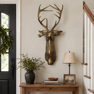 "Frankie" Stag Wall Mount, 47"