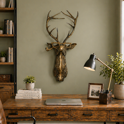 "Frankie" Stag Wall Mount, 47"