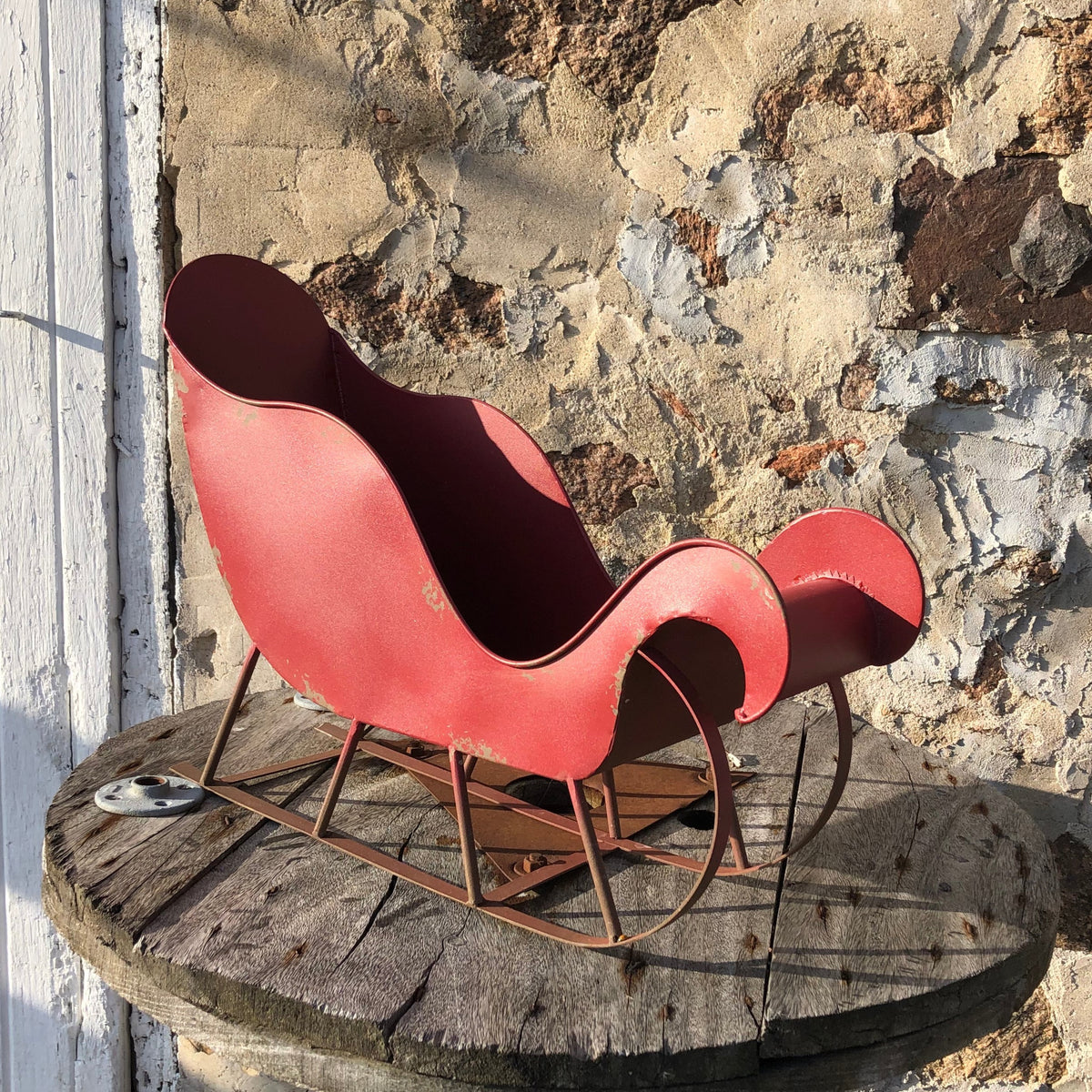 Old World Sleigh Decor, 29&quot;-Seasonal Decor-Simple and Grand-Simple and Grand