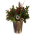 Outdoor Arrangement in Handled Bucket, 8.5"-Seasonal Decor-Simple and Grand-Simple and Grand