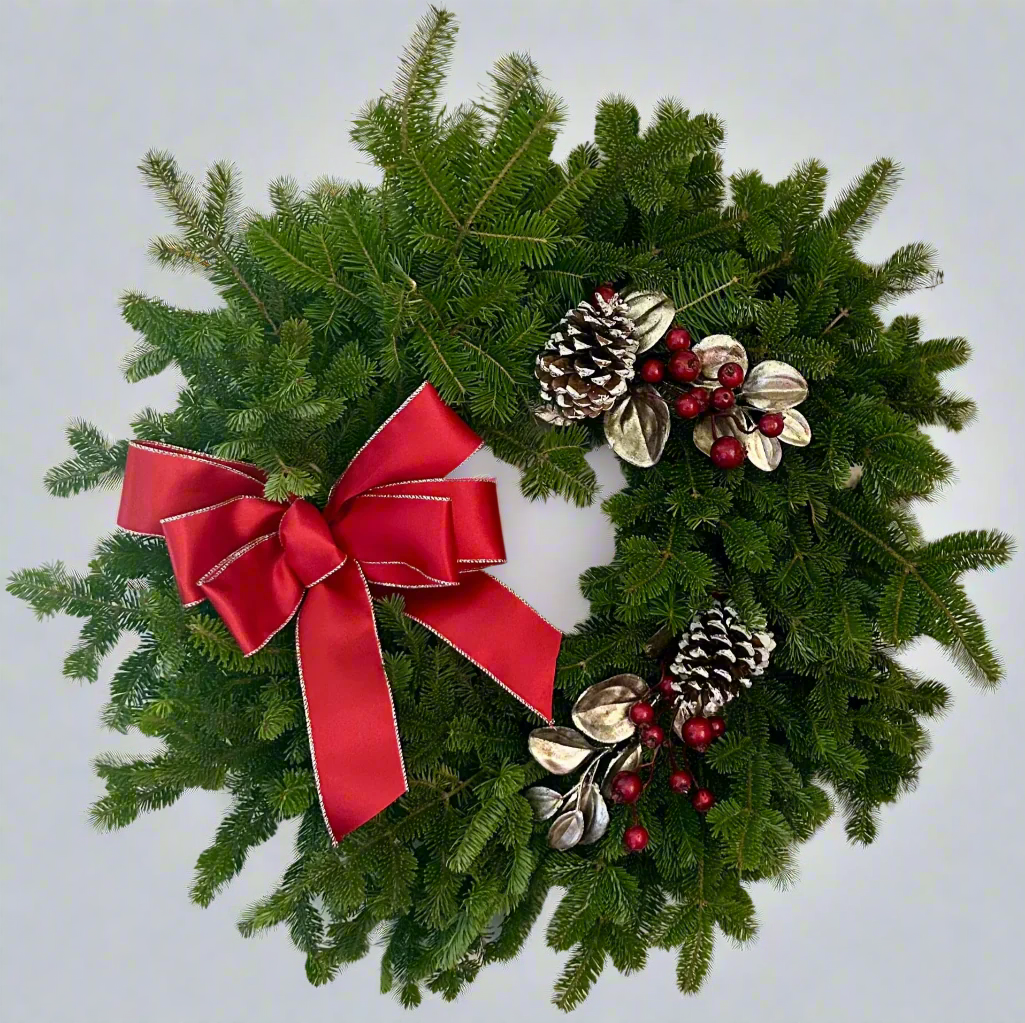 Paddle Leaf Wreath, 24"-Simple and Grand-Simple and Grand
