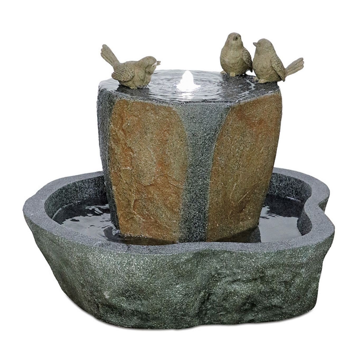 Bird Water Fountain, 22"-Simple and Grand-Simple and Grand
