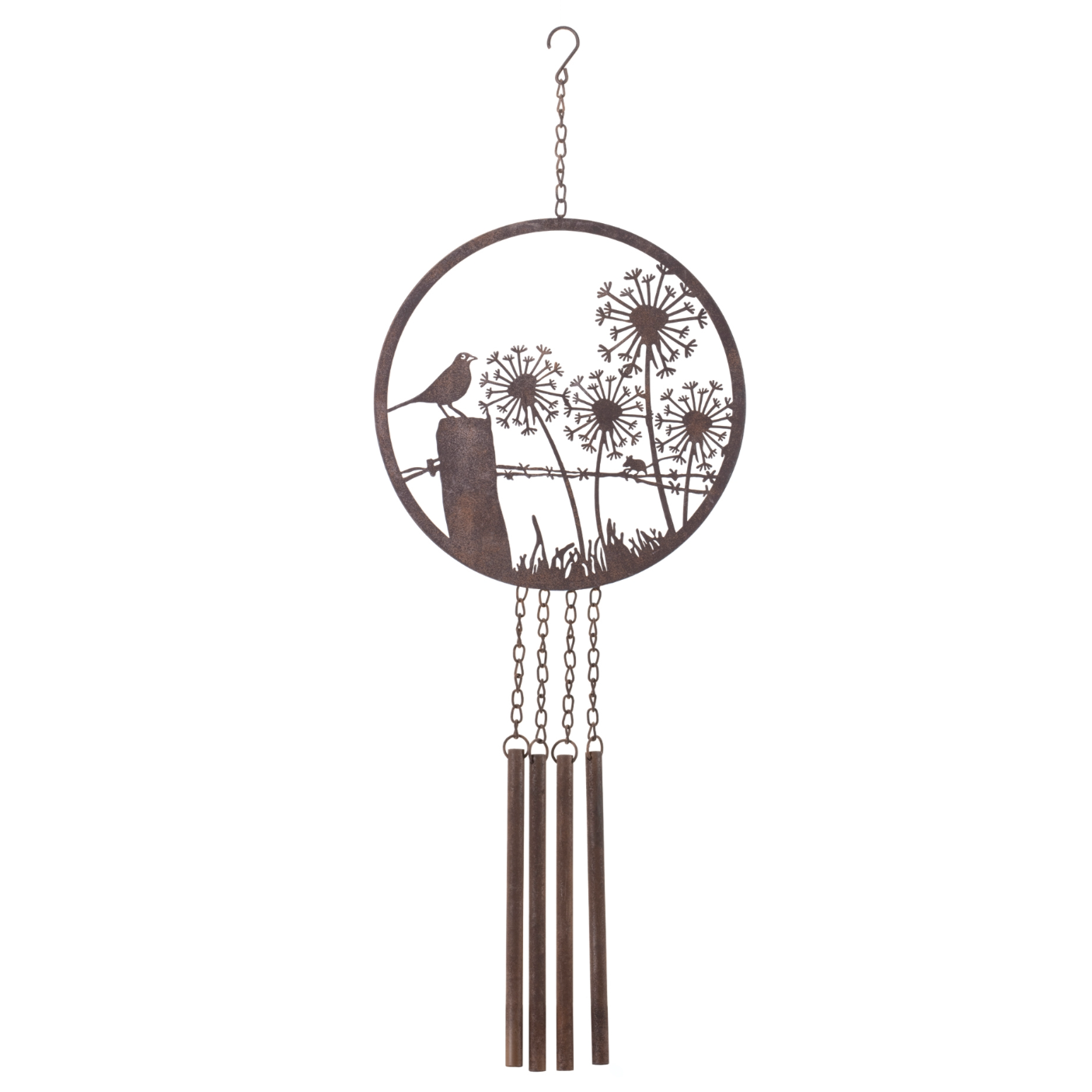 Metal Wind Chime, 33"-Seasonal Decor-Simple and Grand-Bee-Simple and Grand