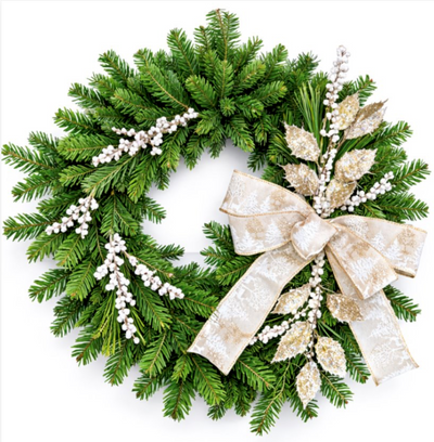 Glimmer Wreath, 24"