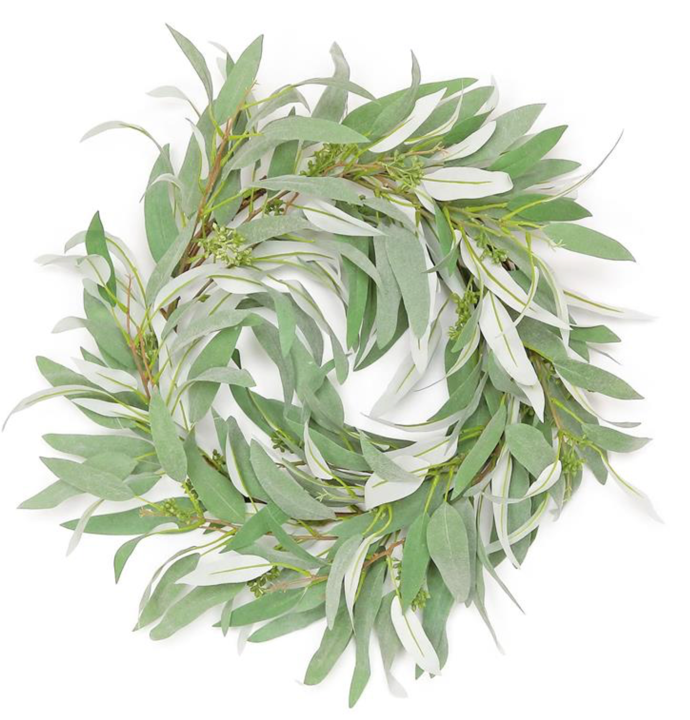 Seeding Sage Eucalyptus Wreath, 24"