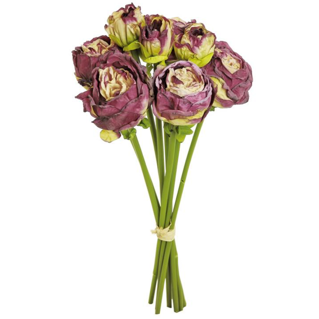 Wine Rose Bundle, 16"-Seasonal Decor-Simple and Grand-Simple and Grand