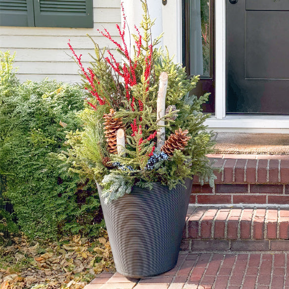 Simple Grand Seasonal Planters Arrangements Delivered To Your Door Simple grand seasonal planters arrangements delivered to your door