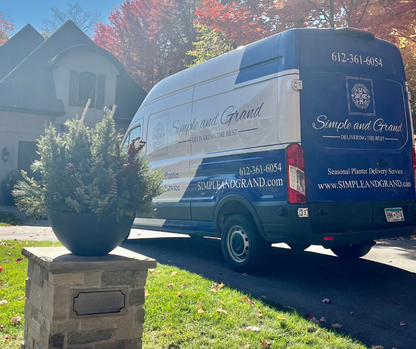 Planter Delivery Subscription-Simple and Grand-SELECT (11"-12") - Budget Friendly-Square-Full Sun-Simple and Grand