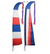 Red, White and Blue Flag Wind Sail, 88"-Seasonal Decor-Simple and Grand-Simple and Grand