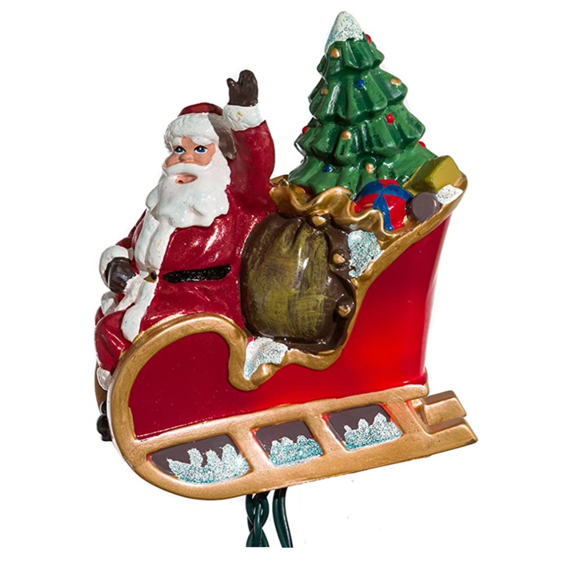 Santa&#39;s Sleigh Ride Lights, Kurt Adler-Simple and Grand-Simple and Grand