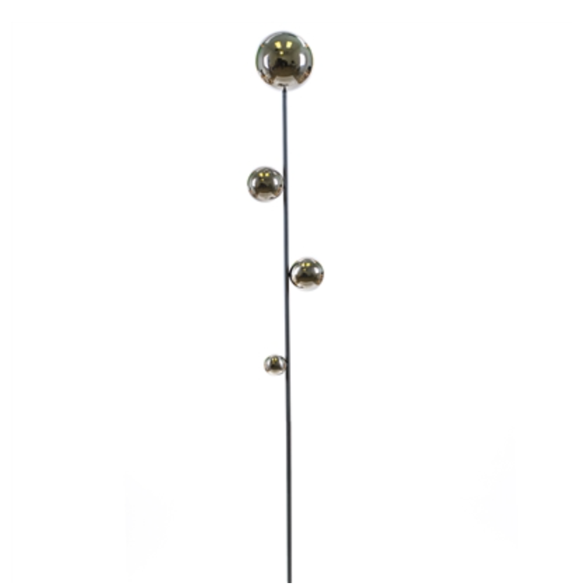 Stainless Ball Stake, Set of 2-Seasonal Decor-Simple and Grand-Simple and Grand