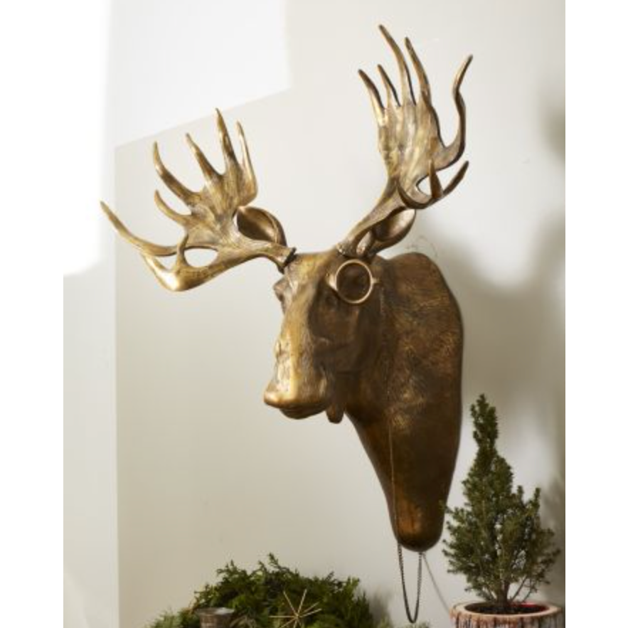 "Eugene" Moose Wall Mount, 43.5"-Simple and Grand-Simple and Grand