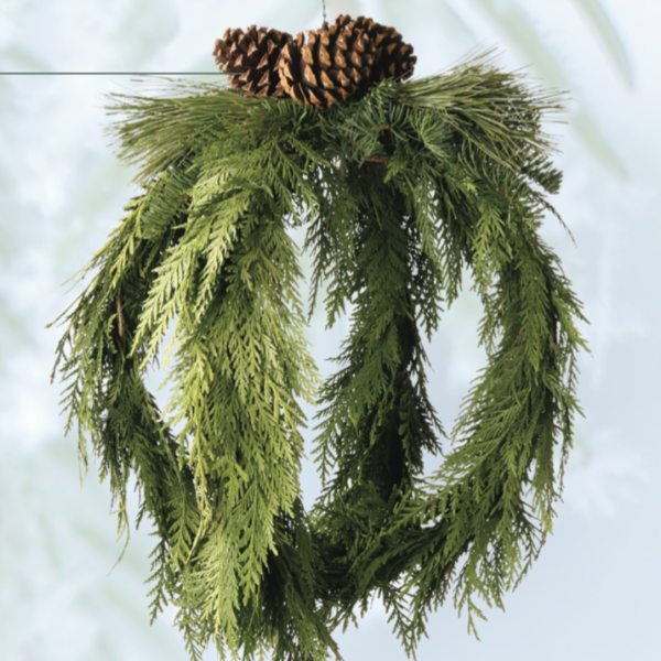 Cedar Orb, 12&quot;-Seasonal Decor-Simple and Grand-Simple and Grand